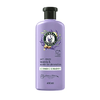 ACONDICIONADOR HERBAL LAVANDA & ACEITE DE ALMANDRAS 400ML.