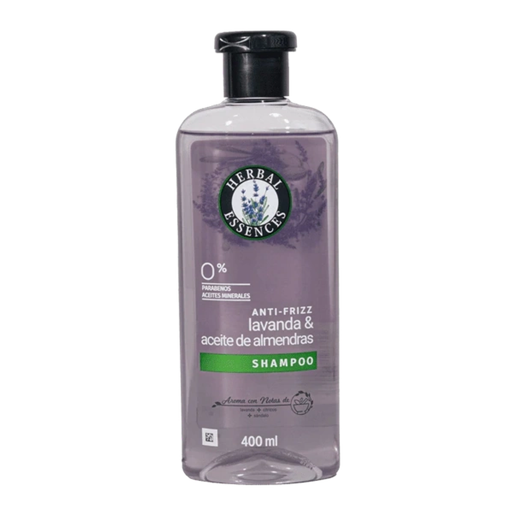 SHAMPOO HERBALLAVANDA & ACEITE DE ALMENDRAS 400ML.
