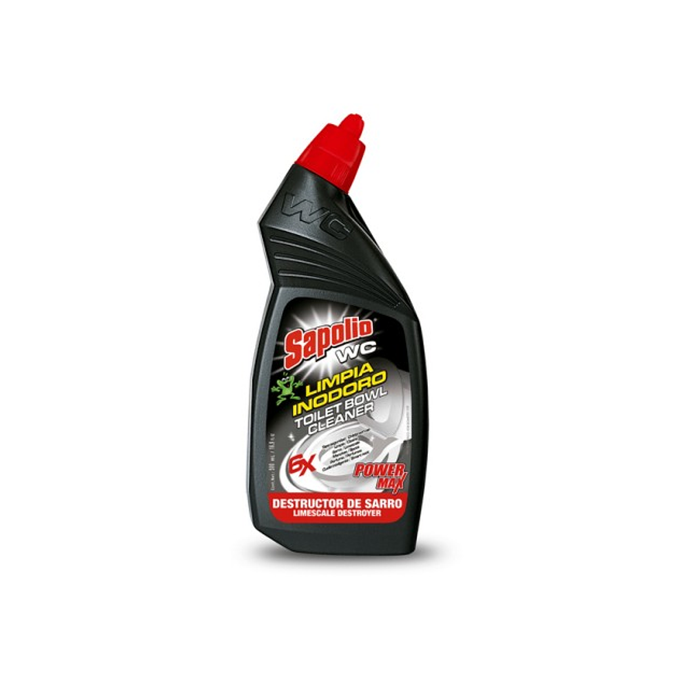 LIMPIADOR BAÑO WC SAPOLIO 500ML NEGRO MAX