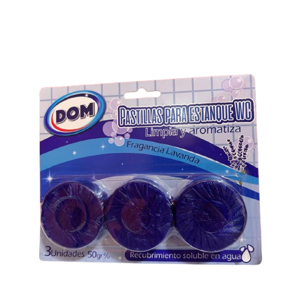 Pastillas para Estanque WC 3 X 50 grs.