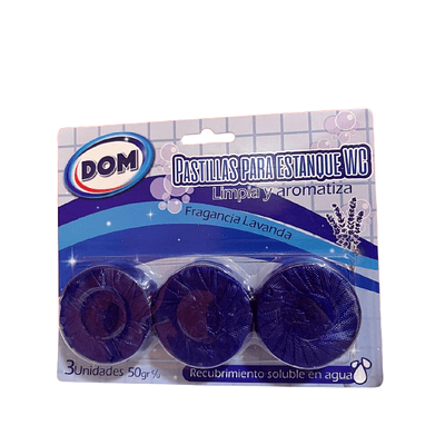 Pastillas para Estanque WC 3 X 50 grs.