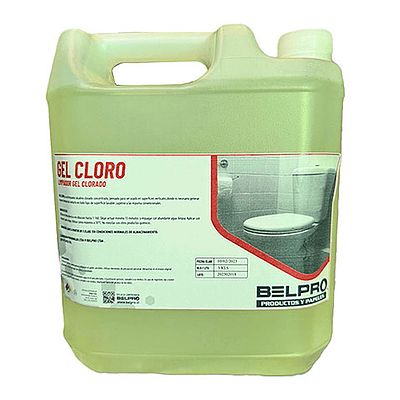 CLORO GEL CONCENTRADO BELPRO 5 LITROS 