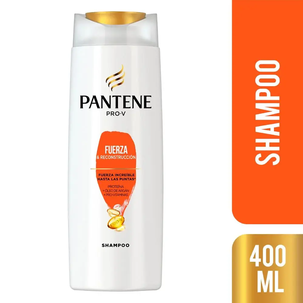 Shampoo Pantene Fuerza y Reconstrucción 400 ml