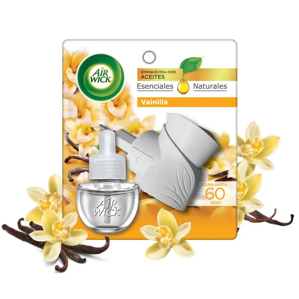 Air wick Desodorante Ambiental Aparato Electrico + 1 recarga Aroma Vainilla