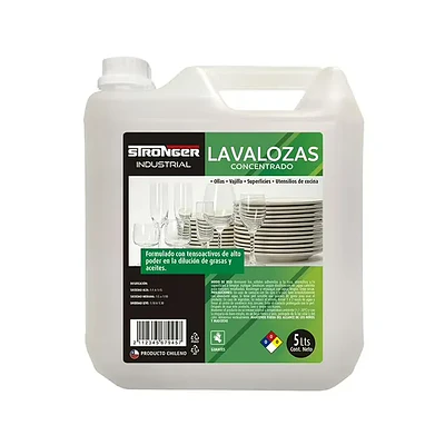 Lavalozas Concentrado 5 lts. Stronger