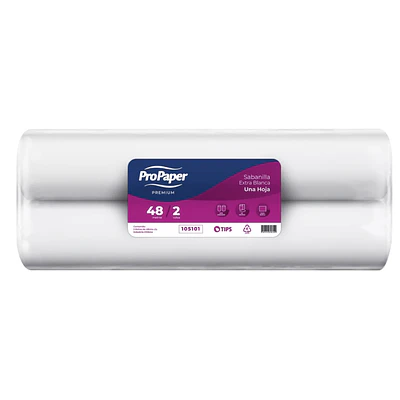 SABANILLA DE PAPEL PRO PAPER 2 ROLLOS X 48 METROS
