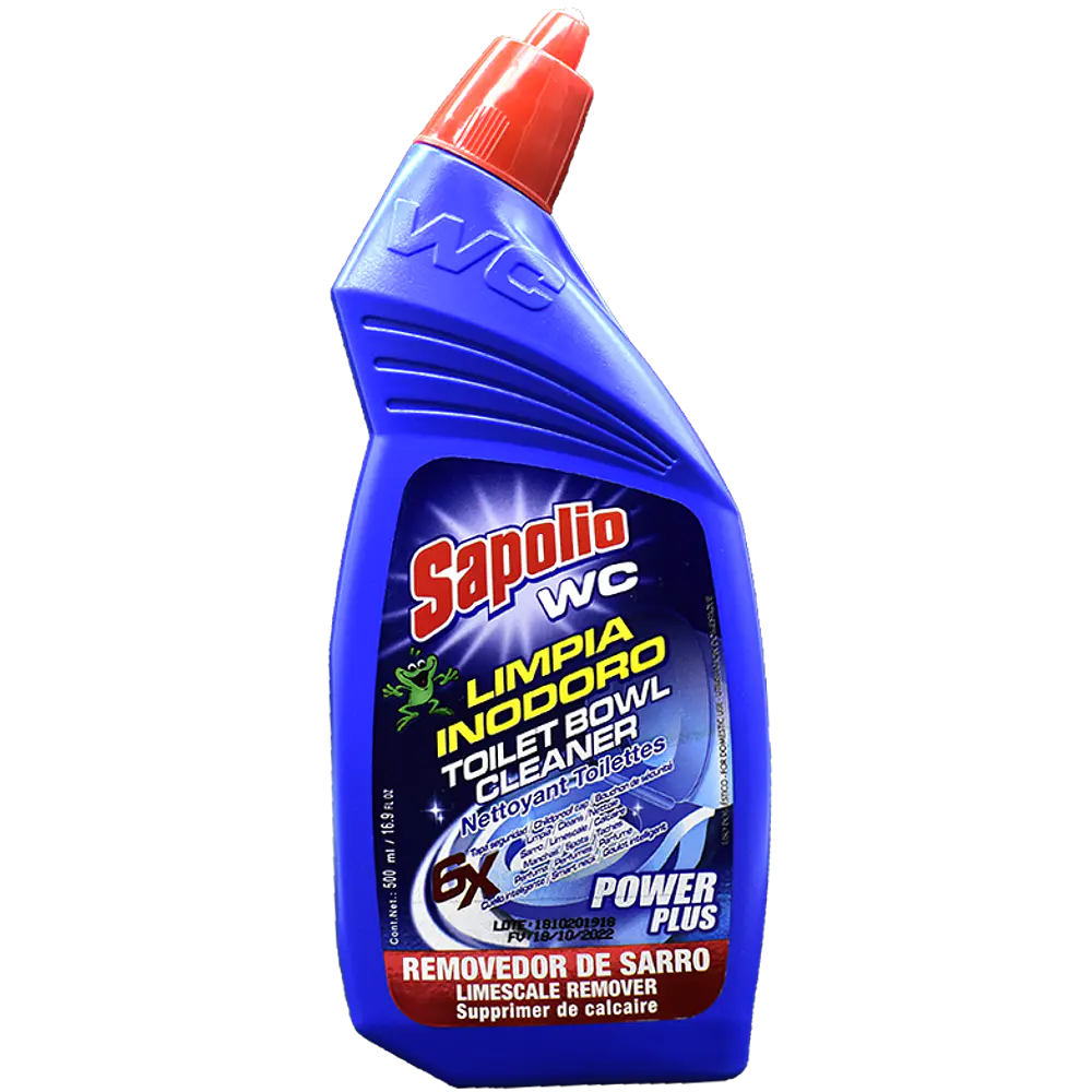 LIMPIADOR BAÑO WC SAPOLIO 500ML POWER PLUS