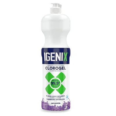 CLORO GEL IGENIX LAVANDA 900 ML.