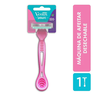Venus Maquina Desechable 3 Hojas Piel Delicada 