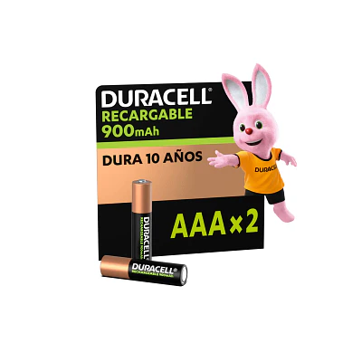 PILAS DURACELL AAA PACK 2 UNIDADES