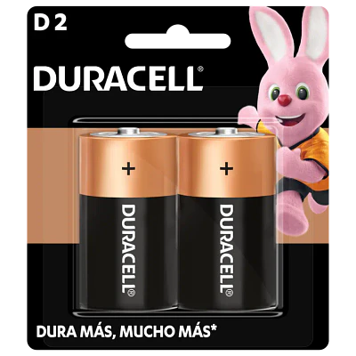 PILAS DURACELL D2 PACK 2 UNIDADES