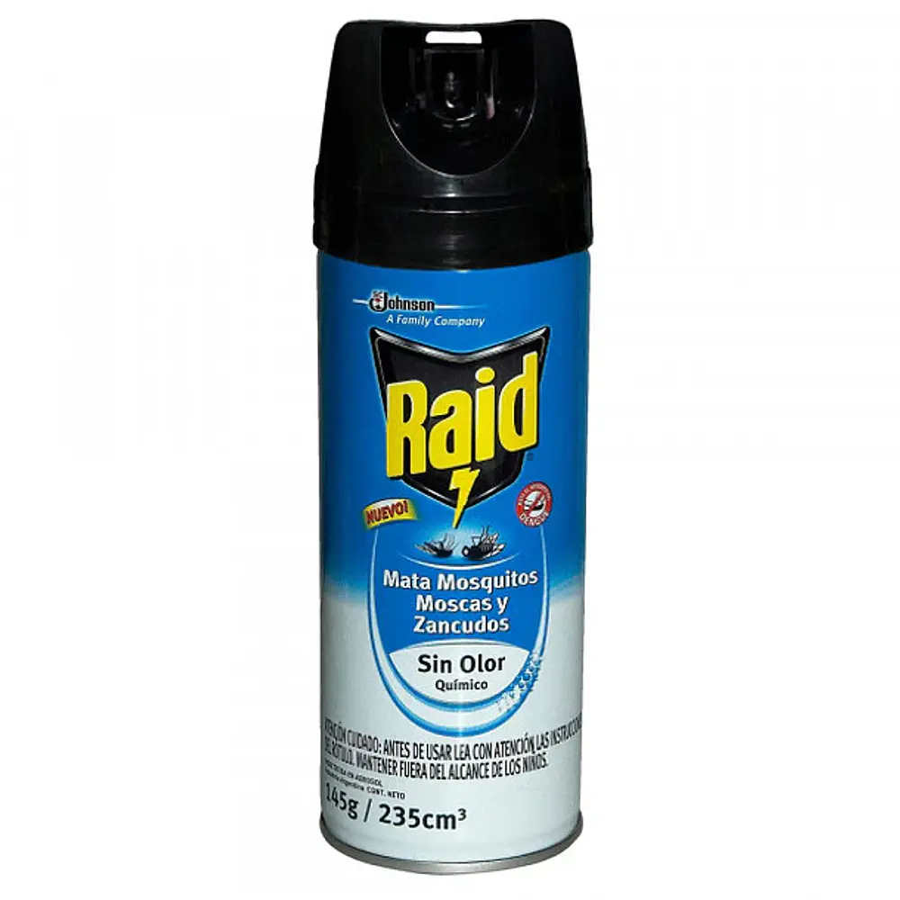 RAID INSECTICIDA 235 CC. MATA MOSCAS Y MOSQUITOS