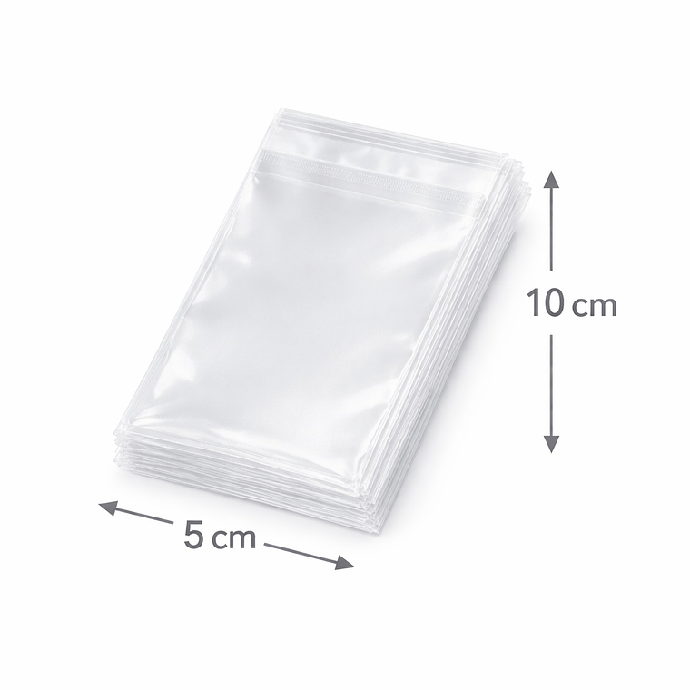 Bolsa PP 5×10 cm Transparente 1