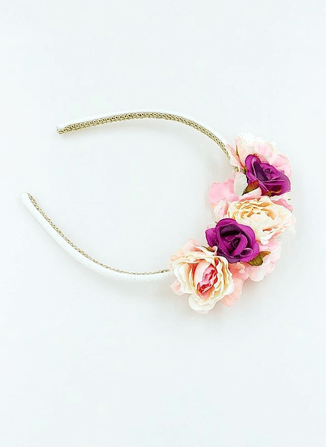 Diadema Floral Pajecita