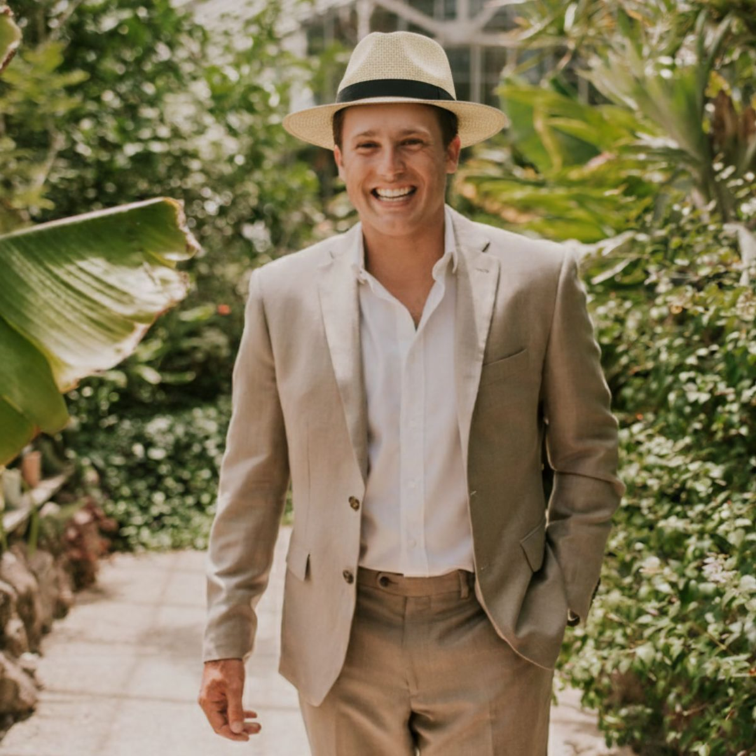 Sombrero Panamá para Matrimonio 1