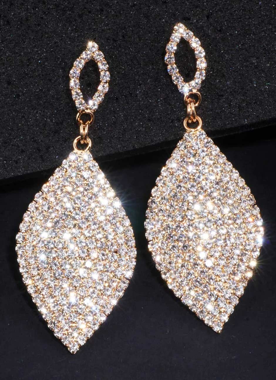 Aros Brillantes Dorados