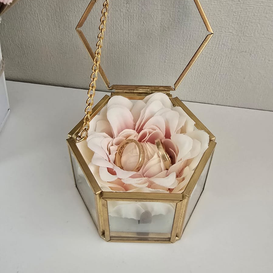 Porta Argollas con Flor 1