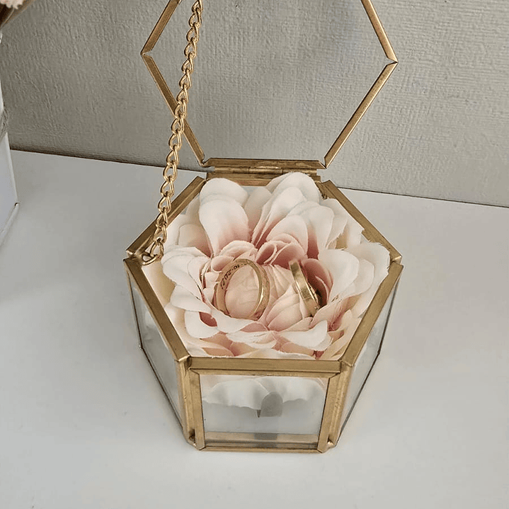 Porta Argollas con Flor 1