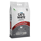 Arena Para Gatos Cats White Carbon Activo 8.4 kg 2