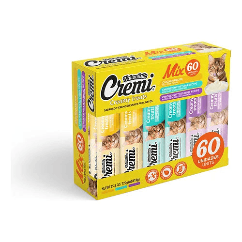 Snack Cremi Naturalistic Pollo mix 60 unidades