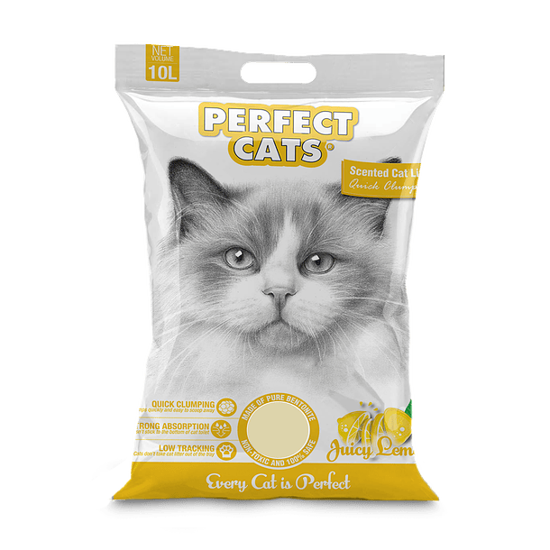 Arena Sanitaria Perfect Cats Limon de 7 kg 2