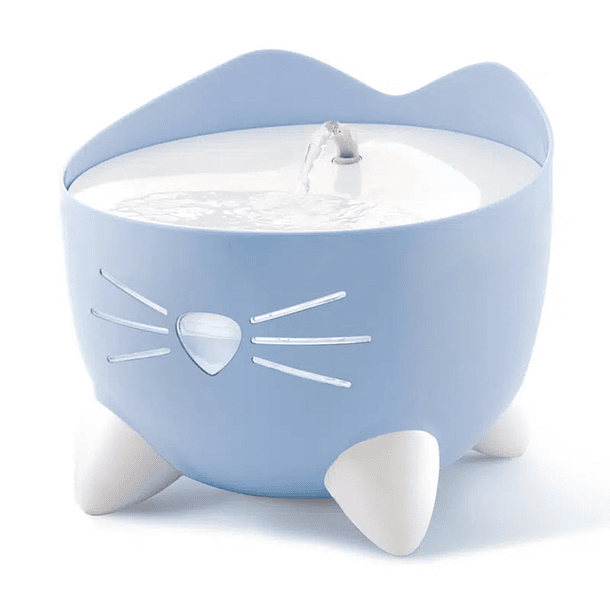 Catit Pixi Fuente Para Gatos silenciosa azul 1