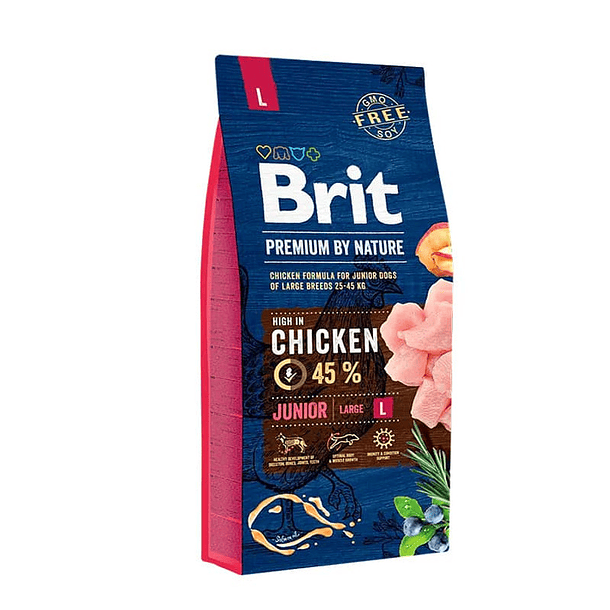 Brit Premium By Nature Chicken Junior Large 15Kg 2