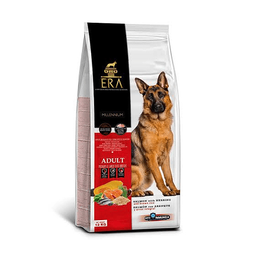 ERA Millennium Adult Mediano y Grande Salmón & Arenque 12 kg – Alimento Premium para Perros Adultos