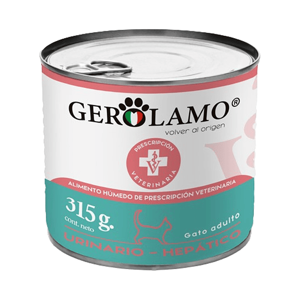 Gerolamo Pate Gato Adulto Urinario-Hepatico 315Gr