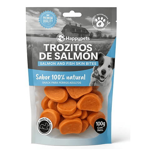 snack medallones  de salmón  100g