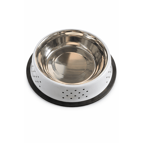 Buen Amigo Plato de Acero Inoxidable 14 cm - Comedero para Mascotas