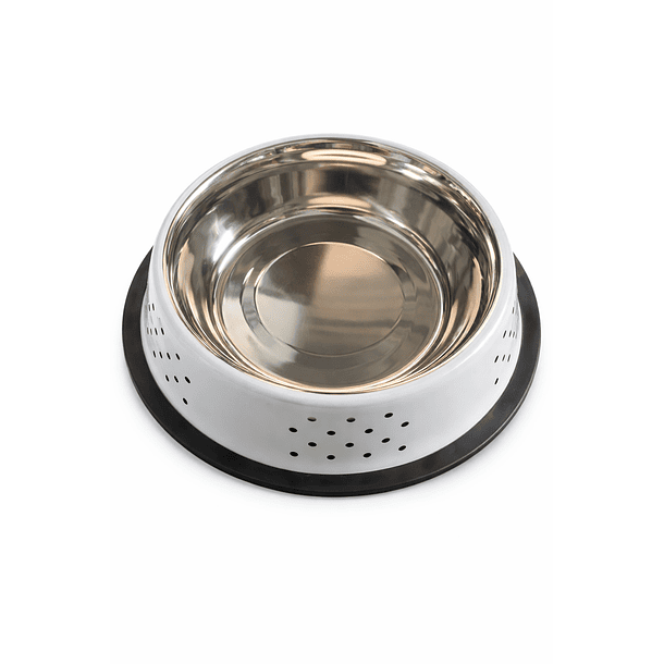 Buen Amigo Plato de Acero Inoxidable 14 cm - Comedero para Mascotas