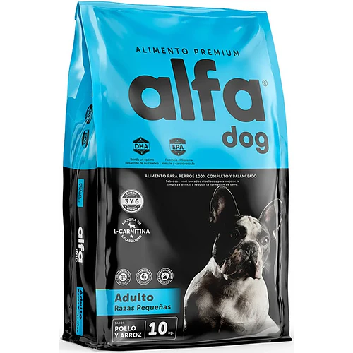 Alfa Dog Alimento Alfa Dog Adulto Raza Pequeña 3 kg – Nutrición Completa para Perros Pequeños
