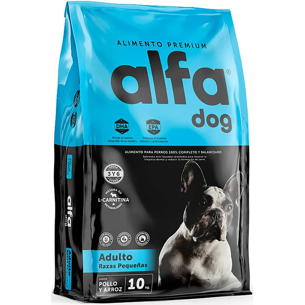 Alfa Dog Alimento Alfa Dog Adulto Raza Pequeña 3 kg – Nutrición Completa para Perros Pequeños