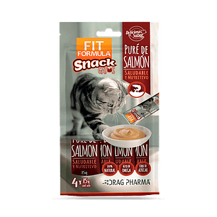 Snack Gatos Puré De Salmón Fit Formula 60Gr