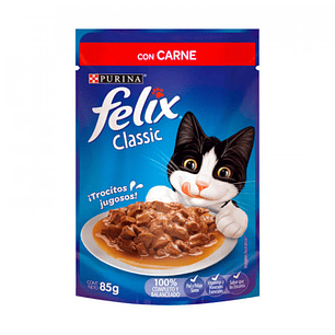 Purina Felix Classic Con Carne 85Gr