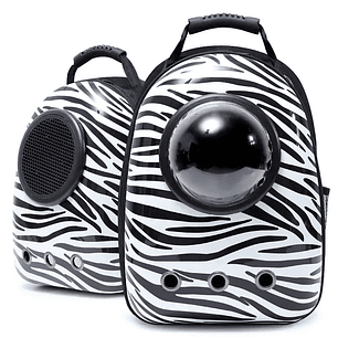 Mochila de patron cebra