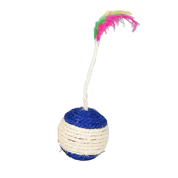 Pelota de sisal Azul grande