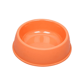 Plato Essentials Cats 16 cm Libre de BPA Color Naranjo