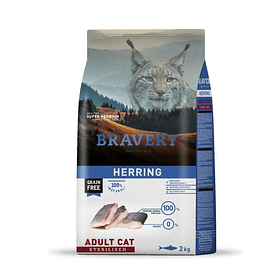 Bravery Herring Adult Sterilized Cat 2Kg