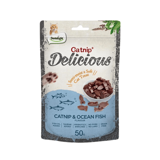 Dentalight Catnip Delicious de Pescado 50g