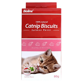 Bioline Galleta de Catnip con Salmón 80g