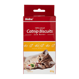 Bioline Galleta de Catnip con Bacalao 80g