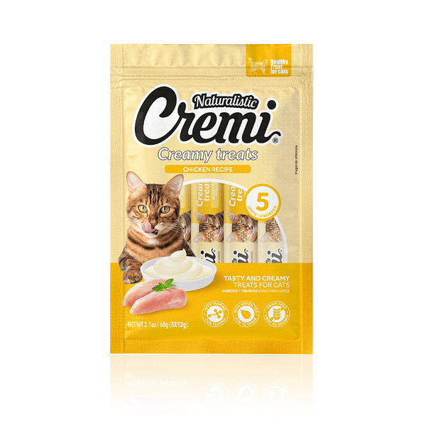 Naturalistic Cremi Treats Pollo 5u