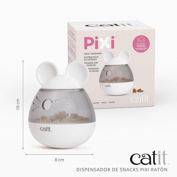 Catit Pixi Dispensador Golosinas Raton 5