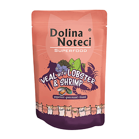 Dolina Noteci Sachet Ternera, Langosta y Camarón 85g