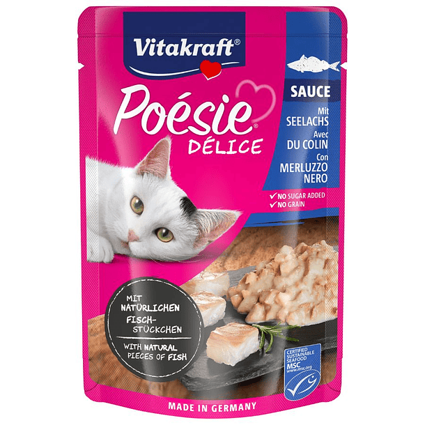 Vitakraft Poesie Delice Merluza Sachet 85gr