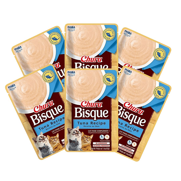 Churu Bisque Variedades - Pack De 6 - Snack Premio Húmedo 5