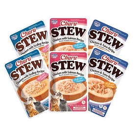 Churu Stew Variedades - Pack De 6 - Snack Premio Húmedo