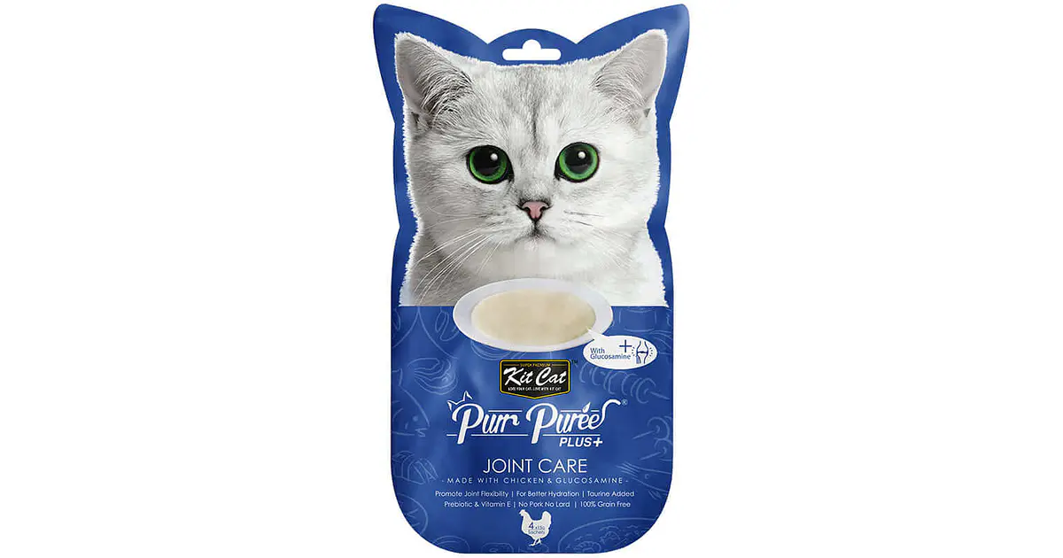 Kit Cat Purr Puree Plus Joint Care Pollo